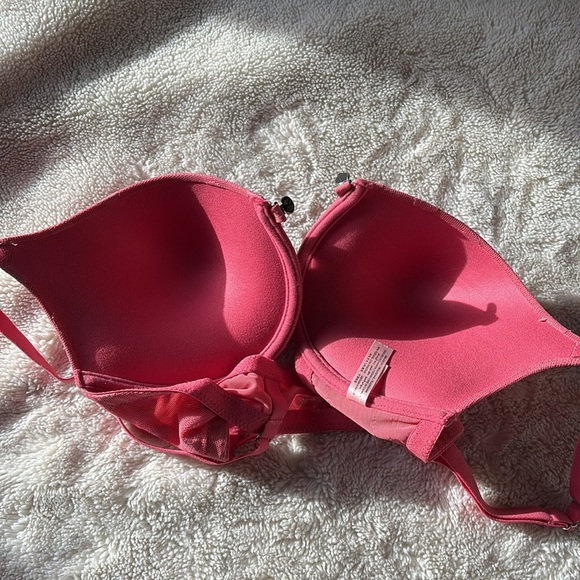 La Vie en Rose Front Clasp 34D Bra Pink Polka Dot | Sexy Support | NEW - Picture 4 of 5